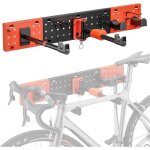 Support mural v�lo acier r�glable pivotant jusqu�a 30 kg, installation kit montage inclus, crochets ...