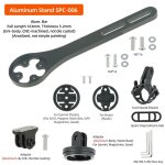 Support d'ordinateur de vlo en fibre de carbone, barre arc - en - ciel pour guidon aero, convient a ...