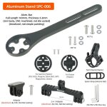 Support d'ordinateur de vlo en fibre de carbone, barre arc - en - ciel pour guidon aero, convient a ...