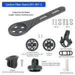 Support d'ordinateur de vlo en fibre de carbone, barre arc - en - ciel pour guidon aero, convient a ...