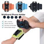 Support de tlphone rglable pour course a pied, bracelet amovible pour iphone samsung smartphone 4. ...