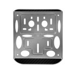 Support de plaque moto universels, cromato