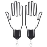 Support en plastique pour gants de golf, 2 pices, civire, support de cintre, fourniture d'accessoires ...