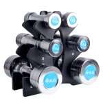 Support de rangement d'haltères a 3 niveaux, pour tour de poids a la main a plusieurs niveaux pour l'organisat ... Support de rangement d'haltères a 3 niveaux, pour tour de poids a la main a plusieurs niveaux pour l'organisat ...
