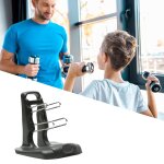 Support de rangement d'halt�res a trois niveaux, 1 pi�ce, pratique, pour la salle de sport a domicile ...