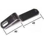 Support reflecteur arriere dynamo lumiere lampe feu fixation velo vintage cateye