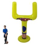 Support de rugby gonflable, jouets d'entra�nement s�rs, gardien de but, outil amusant, jeu de lancer ...