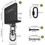 Support de sac de frappe, fixation poutre pour sac de boxe suspension crochet lourd pour acc�l�rer l'exercice ...