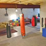 Support de sac lourd en acier i beam - support de serrage robuste pour boxe, frappe, gym, entra�nement ...
