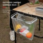 Support de sac poubelle d'extérieur portable, etagère suspendue de stockage des débris, support de bureau ... Support de sac poubelle d'extérieur portable, etagère suspendue de stockage des débris, support de bureau ...