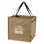 Support de sac poubelle pliable pour camping, kaki Support de sac poubelle pliable pour camping, kaki