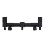 Support tlescopique pour canne a pche en alliage d'aluminium, avec alarme de morsure, pour carpe