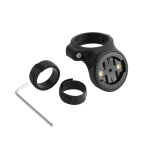 Support de tige de selle avec 2 entretoises de montage le noir garmin varia radar