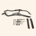 Support de top case givi 166fz monorack pour moto honda 800 vfr v - tec 2002 - 2011