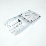 Support de top case shad top custom chrom� pour moto keeway 125 superlight neuf
