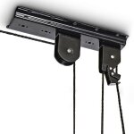 Support v�lo rangement v�lo plafond garage ascenseur vtt stockage bicyclette noir helloshop26 3413017 ...
