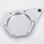 Support de vignette d'assurance hexagonal tnt 90mm x 125mm pour moto scooter neuf
