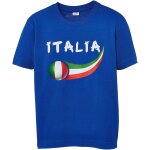 Supportershop italie t - shirt supporter enfant bleu royale fr : 4 / 5 ans (taille fabricant : 4 / 5 ...