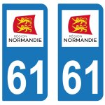 Supstick 2 stickers autocollant plaque immatriculation dept 73 auvergne - rhne - alpes format rectangulaire ...