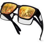Surlunettes de soleil homme polarises, sur lunette, cyclisme, sport et loisirs protection uv400