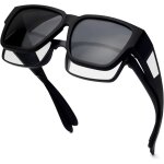 Surlunettes de soleil homme polarises, sur lunette, cyclisme, sport et loisirs protection uv400