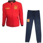 Surv�tement de foot espagne enfant rouge polyester (taille 4 ans, couleur rouge)