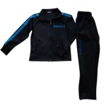 Surv�tement jogging de foot enfant de marseille noir (taille 8 ans, couleur noir)