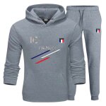 Surv�tement jogging foot mixte enfant gris ensemble sport inspir� de la france (taille 5 - 6 ans, couleur ...