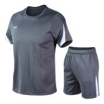 Surv�tement a manches courtes pour homme, ensemble d�contract�, coupe ample, short de jogging et chemise ...