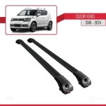 Compatible avec suzuki ign?s 2016 - 2025 ace - 1 barres de toit railing porte - bagages de voiture noir ...
