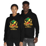 Sweat a capuche homme foot inspir� s�n�gal : double champion d'afrique 2025 (taille xxl, couleur noir) ...