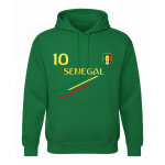 Sweat a capuche homme foot inspir� s�n�gal (taille m, couleur noir)