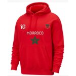 Sweat a capuche homme foot maroc rouge (taille m, couleur rouge) Sweat a capuche homme foot maroc rouge (taille m, couleur rouge)