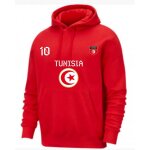Sweat a capuche homme foot tunisie rouge (taille xs, couleur rouge)