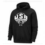 Sweat a capuche homme usa basketball style sportswear - noir (taille xl, couleur noir)