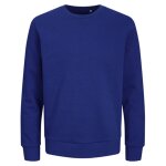 Sweat col rond - jack&jones - unisexe - jj3900 - bleu surf