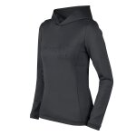 Sweatshirt equitation a capuche femme horka equestrian pro l femme gris