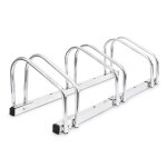 Systme range vlo rtelier inclinable 3 vlos garage pratique au sol ou mural helloshop26 3413002
