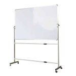 Tableau blanc magntique 100x150cm a roulettes