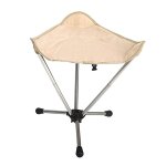 Tabouret de camping pliant avec tr�pied, pour camping en plein air, marche, chasse, randonn�e, p�che, ...
