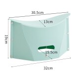 Tabouret pliant portable pour camping et p�che en plein air, chaise de rangement multifonctionnelle, ...
