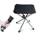 Tabouret rétractable et pliable pour barbecue, chaise de camping, de pêche, d'extérieur, portable, avec ... Tabouret rétractable et pliable pour barbecue, chaise de camping, de pêche, d'extérieur, portable, avec ...
