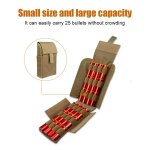Tactique 25 munitions rondes coquille pochette 12 jauge de taille molle sac de pistolet de tir porte ... Tactique 25 munitions rondes coquille pochette 12 jauge de taille molle sac de pistolet de tir porte ...