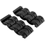 Tactique airsoft ar 15 accessoires 12pcs en caoutchouc picatinny echelle rail panneau panneau garde - ...