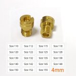 Taille 125 carburateur de moto avec buse d'injecteur, filetage de 4mm, jet principal rond figuré, buse ... Taille 125 carburateur de moto avec buse d'injecteur, filetage de 4mm, jet principal rond figuré, buse ...