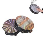 Tambourin orff a double rang�e de 8 pouces, accessoire de danse, chant, qualit�, cadeau