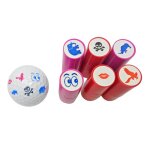 Tampon de balle de golf rouge, 1 pice, extrieur, motif animal de dessin anim, fabricant, durable, ...