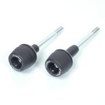 Tampon pare carter rond noir pour moto kawasaki z 650 2017 a 2023 steka214 neuf