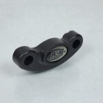 Tampon pare carter slider droit r&g pour moto suzuki 750 gsr 2011 a 2016 noir