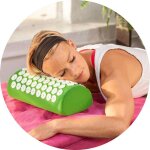 Tapis d'acupression massant, oreiller de yoga, soulage la douleur et le stress, acupuncture, pic, vous ...